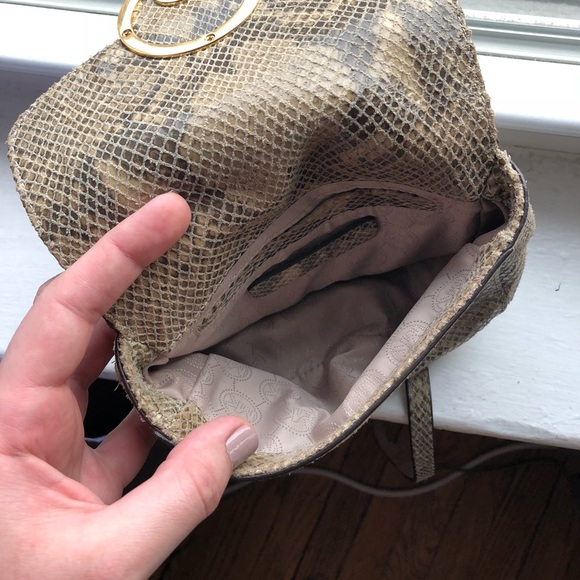 Michael Kors Python crossbody bag - Picture 4 of 7